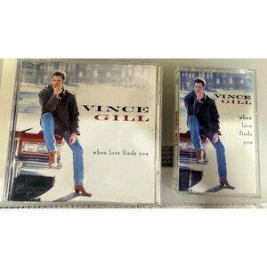 Vince Gill "When Love Finds You" CD & Cassette Set